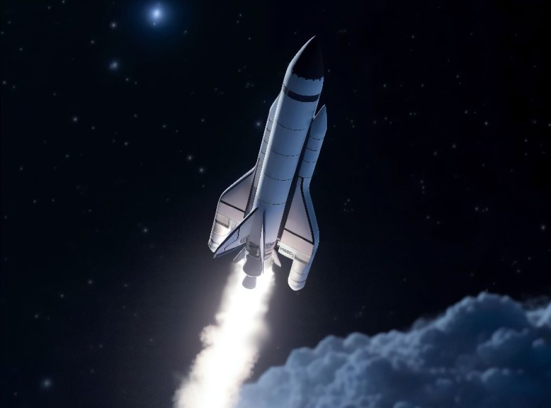 rocket-flying-through-space